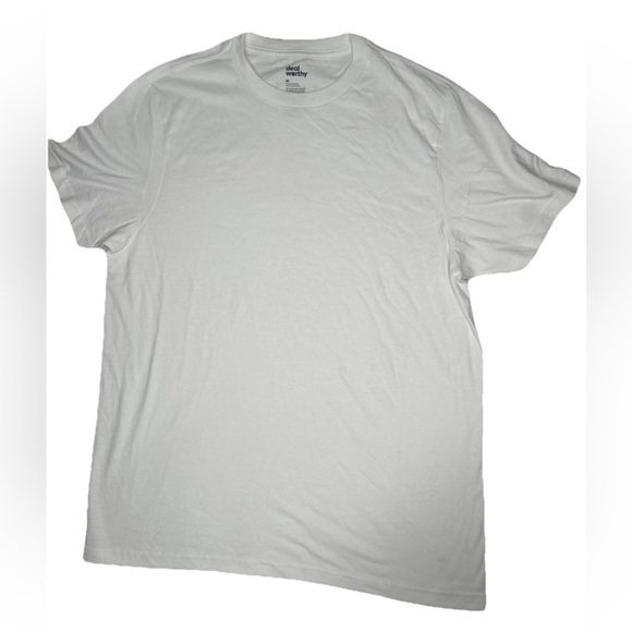 Men’s White Crew Neck Tee Ribbed Tank Tops (2 In A Pack) Size Medium New - Picture 2 of 8